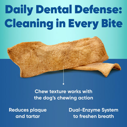 Virbac C.E.T. Enzymatic Oral Hygiene Chews for Dogs. Chosen for real quality, fits naturally into
