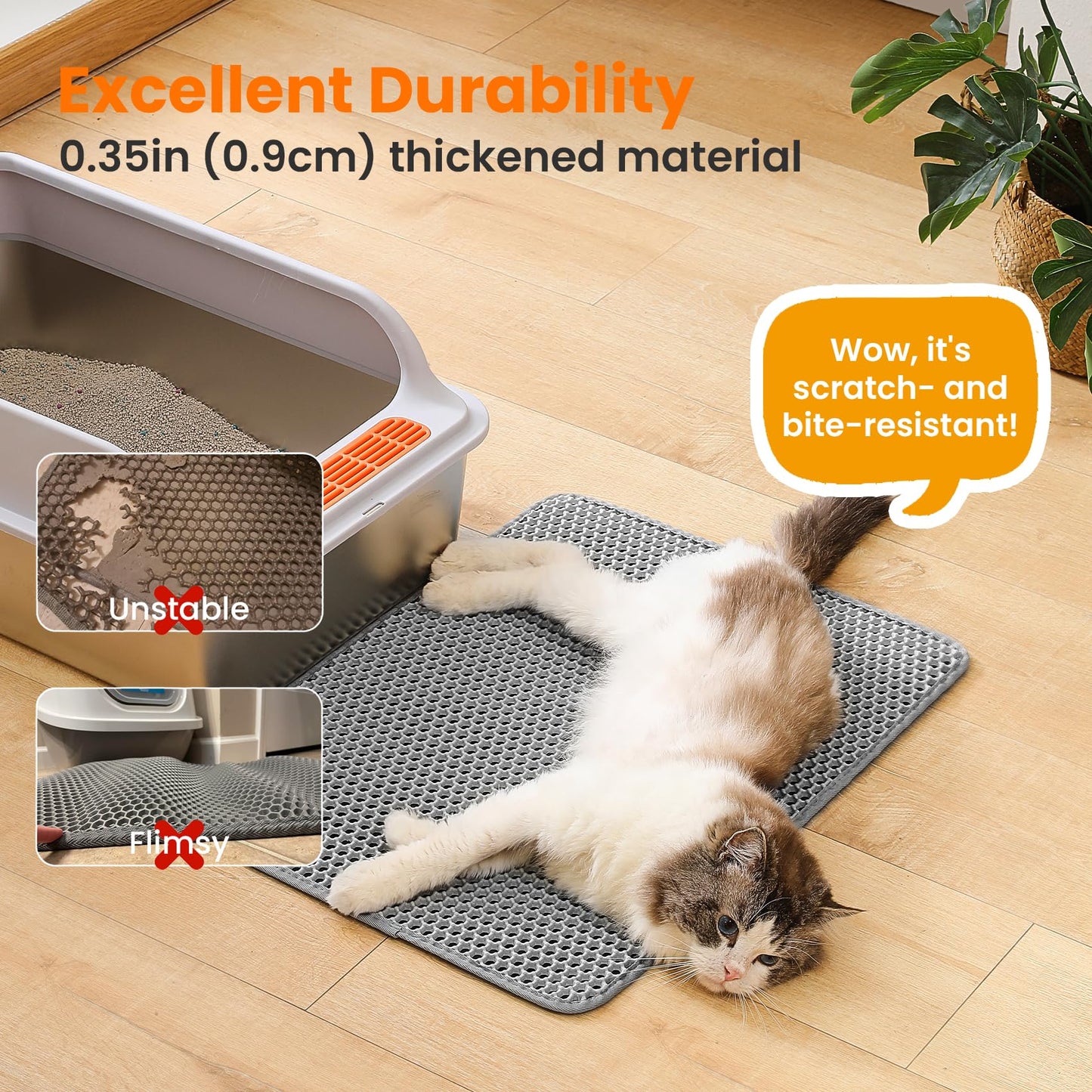 Petinstinct Cat Litter Mat. Chosen for real quality, fits naturally into modern pet homes.