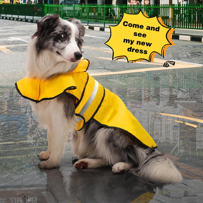Paiaite Dog Raincoat: Hooded Slicker Poncho. Chosen for real quality, fits naturally into modern