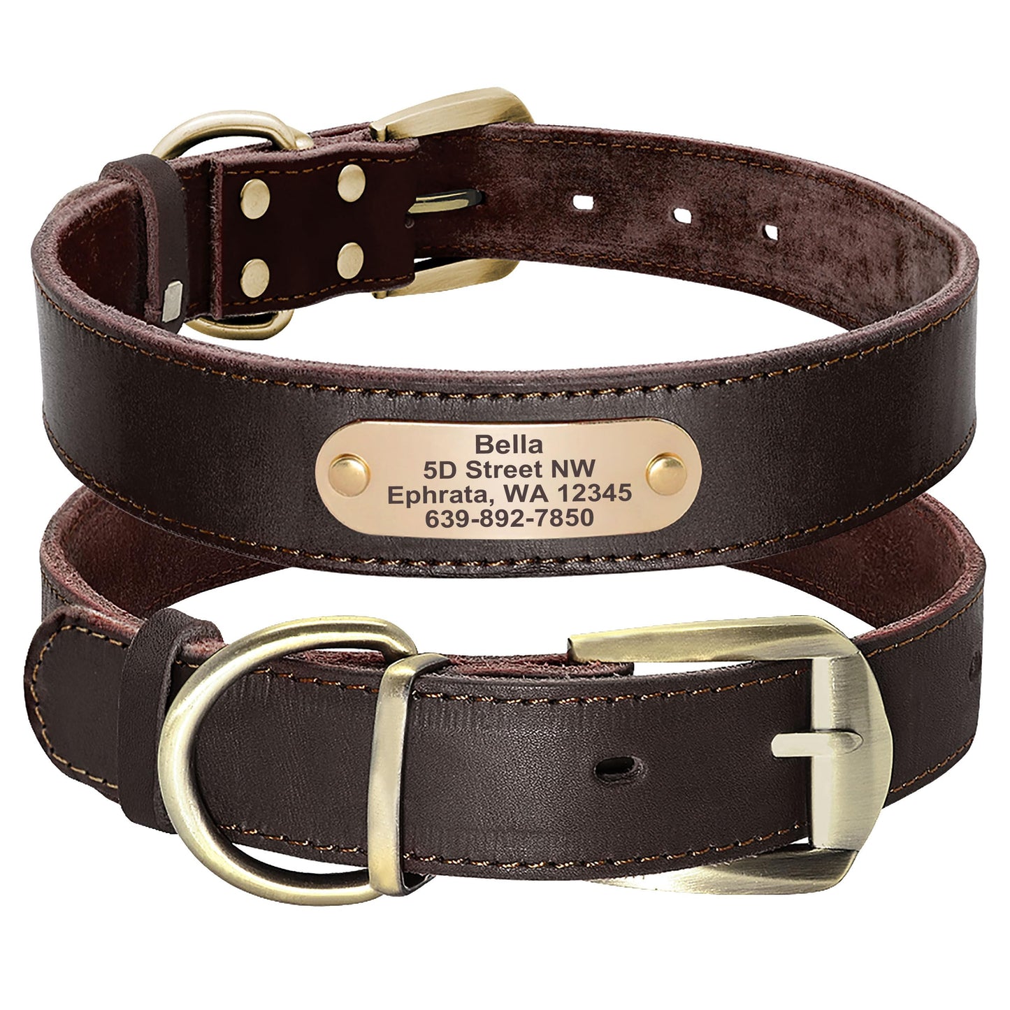 Didog Personalized Genuine Leather Dog Collar with. Chosen for real quality, fits naturally into