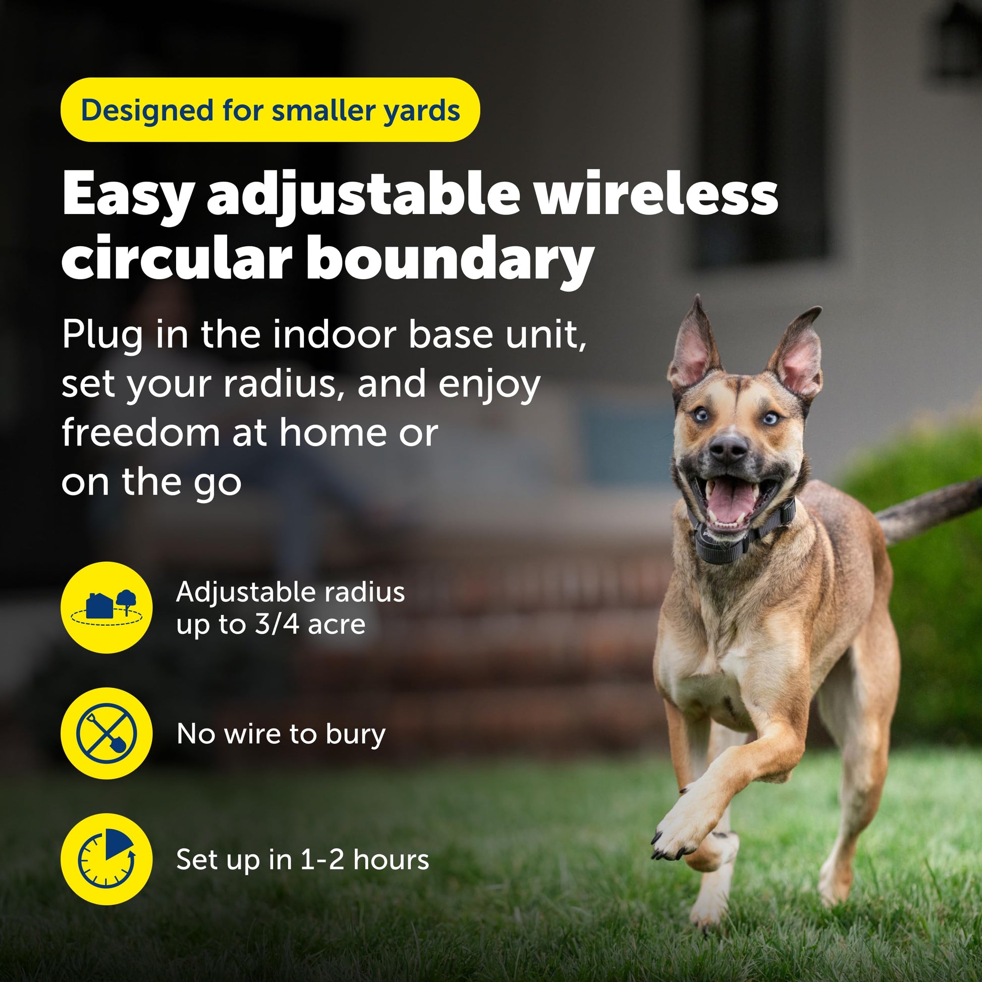 PetSafe Stay & Play Compact Wireless Dog Fence. Chosen for real quality, fits naturally into modern