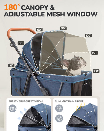 OJCME Dog Stroller for Large & Medium Dogs (20. Chosen for real quality, fits naturally into modern