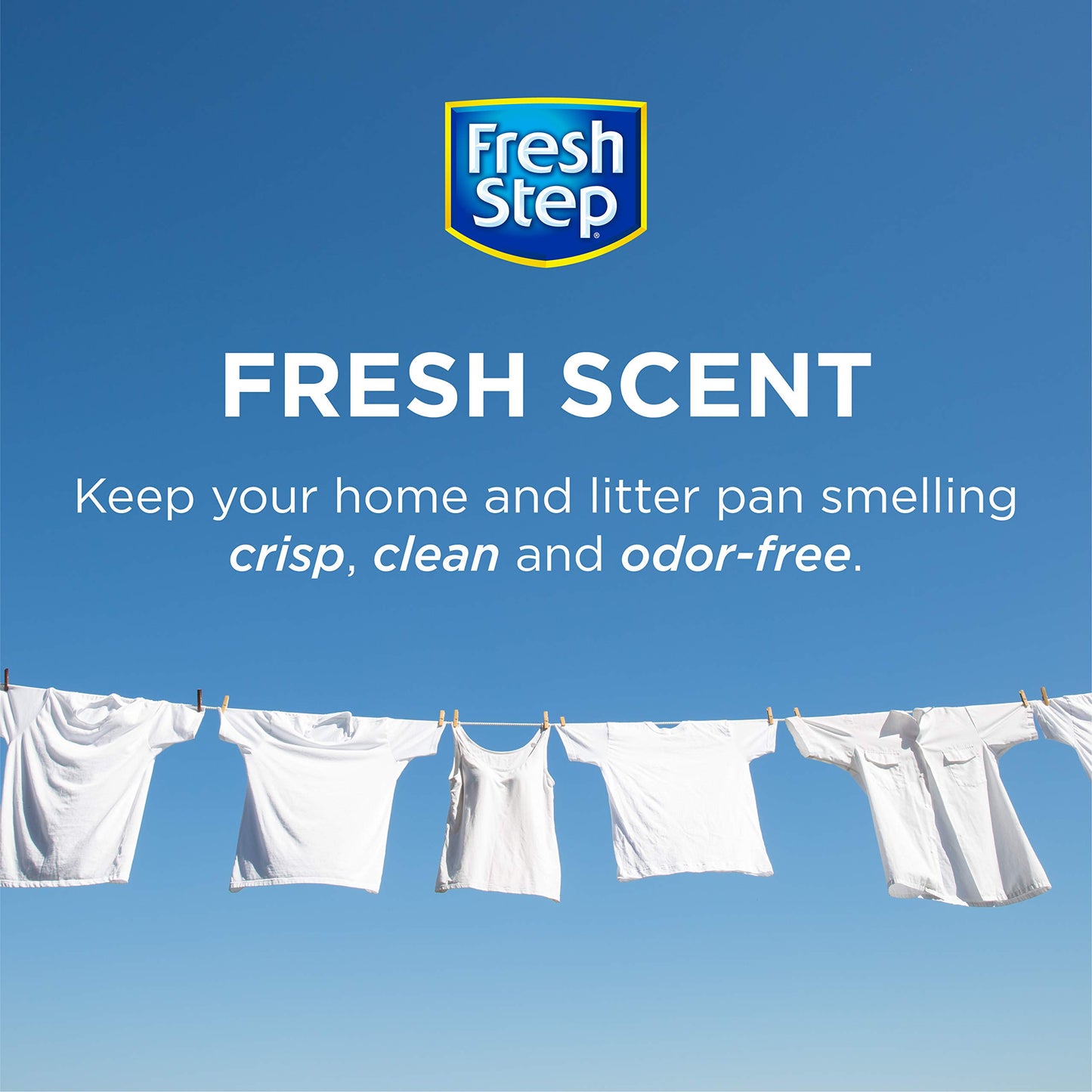 Fresh Step Cat Litter Crystals Deodorizer. Chosen for real quality, fits naturally into modern pet
