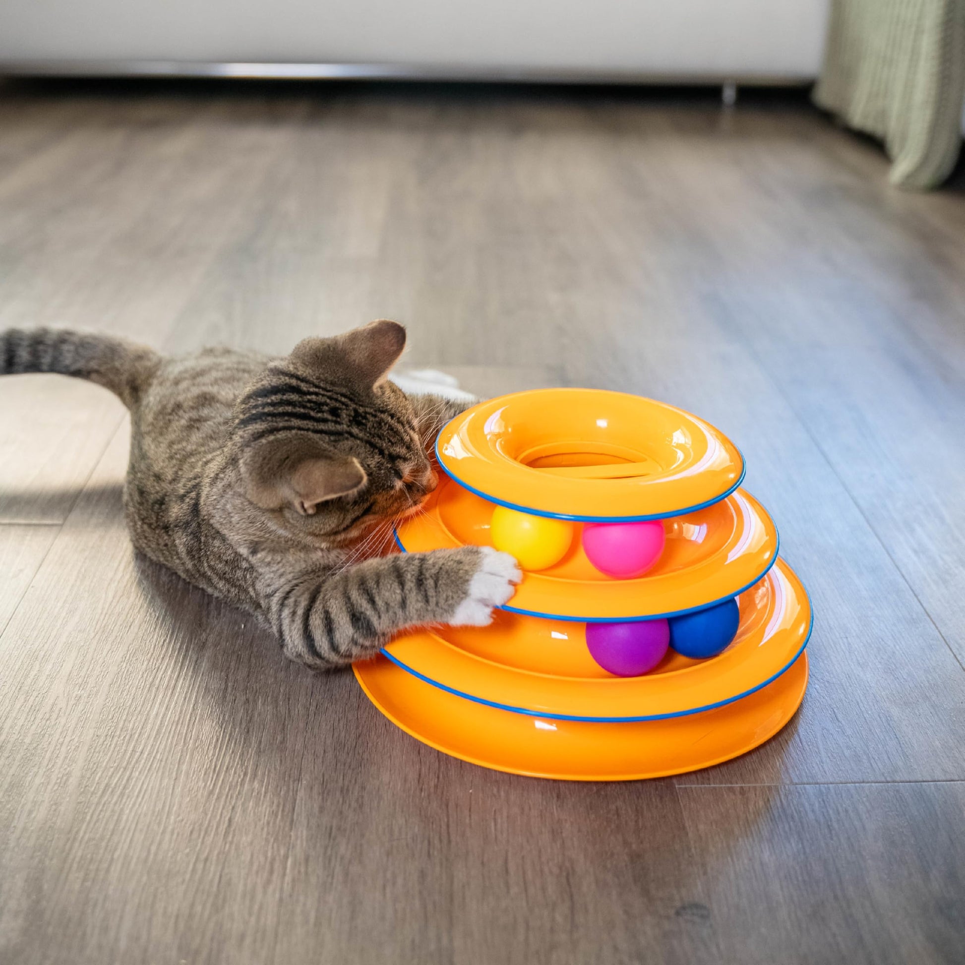 Catstages Tower of Tracks Interactive Cat Toy. Chosen for real quality, fits naturally into modern