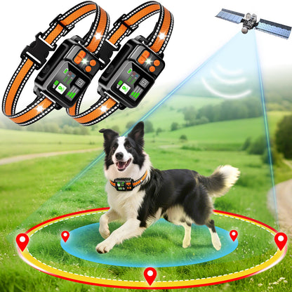 GPS Wireless Dog Fence System Collar 2 Modes 2 Pack No. Chosen for real quality, fits naturally