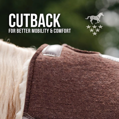 Professional's Choice 100% Steam-Pressed Wool Felt Saddle pad