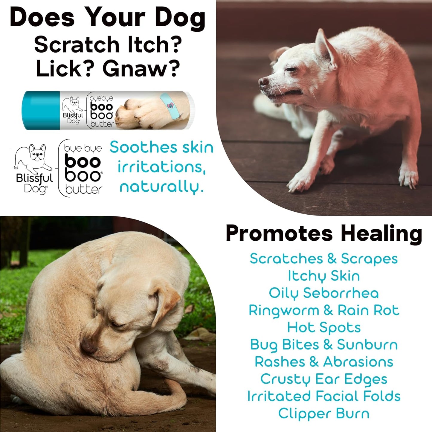 The Blissful Dog 4 oz TIN Boxer Booboo Butter