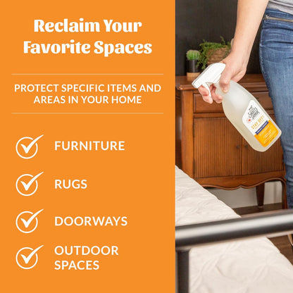 SKOUT'S HONOR Stay Off! Training Aid for Dogs - Natural Lemongrass & Peppermint Oils - Eco-Friendly Training Aid, Alcohol-Free, Naturally Deters, 28 oz