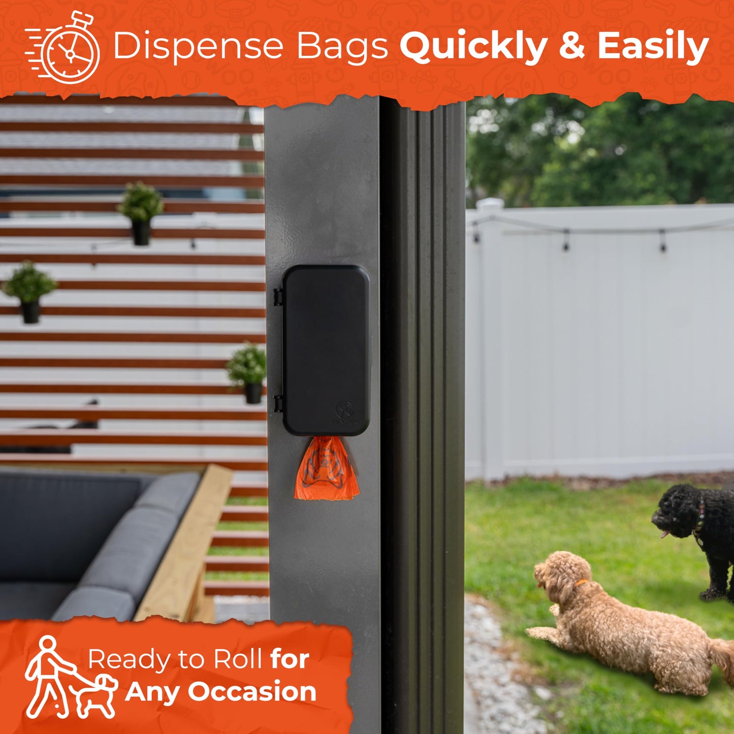 Pexter Dog Poop Bag Dispenser. Chosen for real quality, fits naturally into modern pet homes.