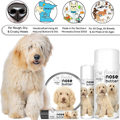 The Blissful Dog Goldendoodle Unscented Nose Butter - Dog Nose Butter, 2 Ounce