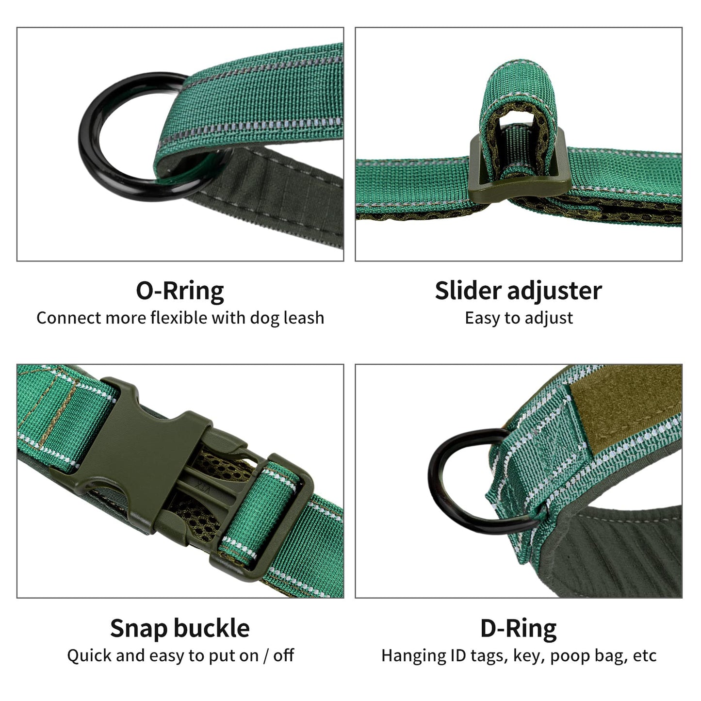 Annchwool No Pull Dog Harness with Soft Padded Handle. Chosen for real quality, fits naturally into