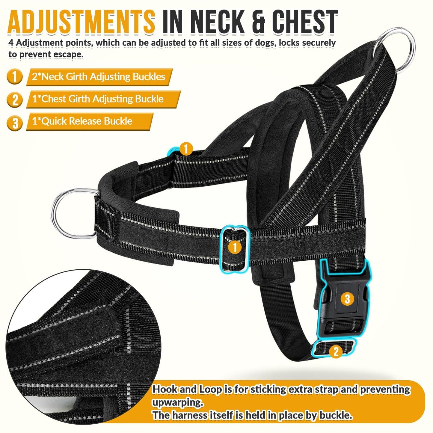 SlowTon No Pull Dog Harness with Front Clip. Chosen for real quality, fits naturally into modern