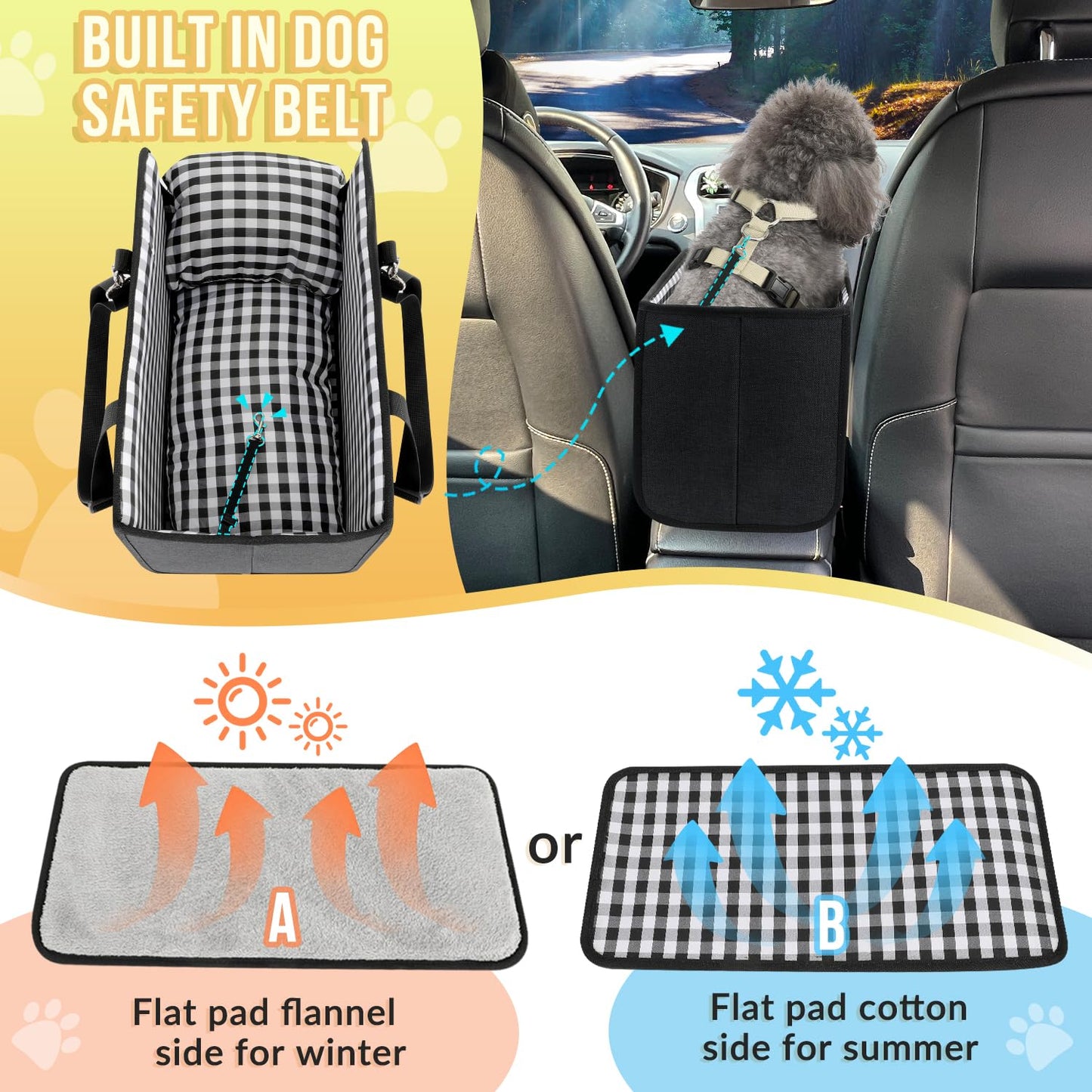SlowTon Console Dog Car Seat. Chosen for real quality, fits naturally into modern pet homes.
