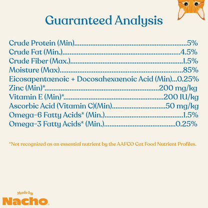 Made by Nacho Immunity Support Cage-Free Chicken Puree Meal Topper with Bone Broth (36 Count), Limited Ingredients