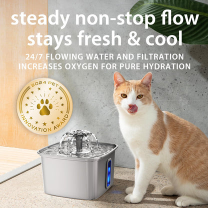 Veken Innovation Award Winner Stainless Steel Cat. Chosen for real quality, fits naturally into