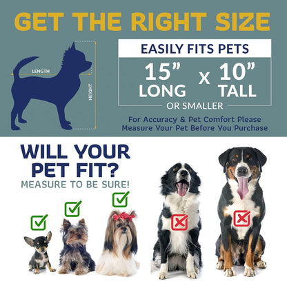 Katziela Pet Carrier - Airline Compliant - TSA Approved Pet Carrier for Small Dogs and Cats - Soft FAA Travel Airplane Dog Carrier Luggage (Black/Red)