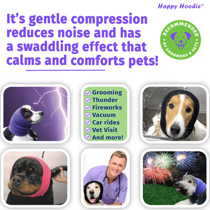 Happy Hoodie The Original Dog & Cat Calming Band. Chosen for real quality, fits naturally into