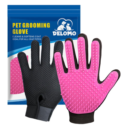 Pet Hair Removal Glove with 255 Silicone Tips for Dogs. Chosen for real quality, fits naturally