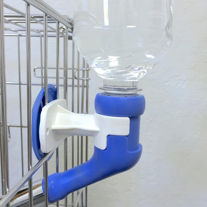 Choco Nose H570 Patented No Drip Large-sized Dog Water Nozzle, Recommended for Medium to Large -Sized Dogs, Enlarged Sized Leak-proof Nozzle, BPA Free, Nozzle Diameter: 22mm (Blue/White)