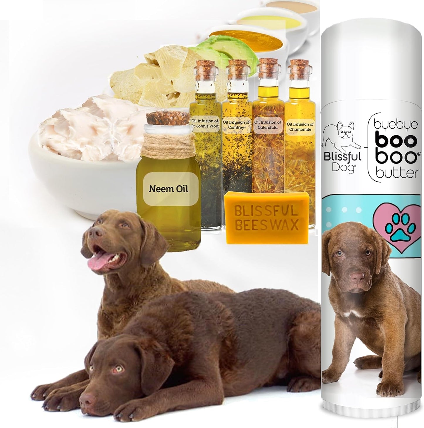 The Blissful Dog Chesapeake Bay Retriever Boo Boo Butter, 0.50-Ounce