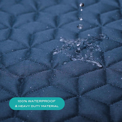 Dog Car Seat Covers for Back Seat, Heavy Duty Pet Bench Seat Covers for Trucks Waterproof Protector Back Seat Nonslip Dogs Car Seat Covers for Crew Cab/Ford F-Series/Ram 1500/Sierra/Silverado