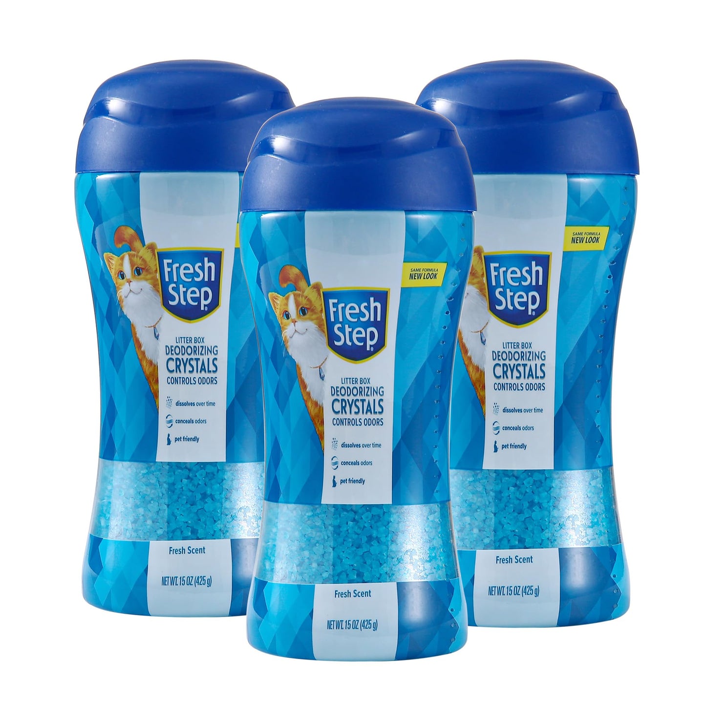 Fresh Step Cat Litter Crystals Deodorizer. Chosen for real quality, fits naturally into modern pet