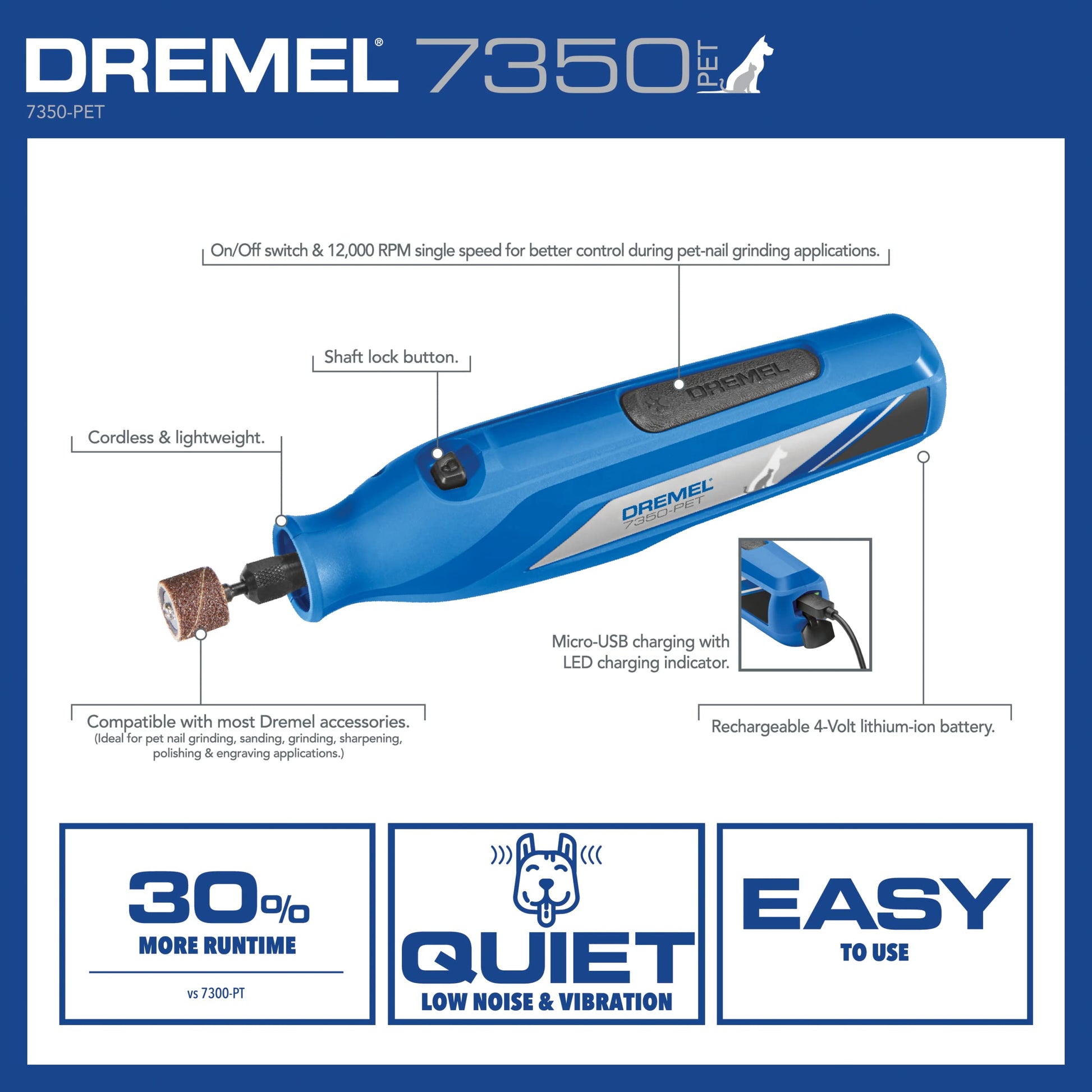 Dremel 7350. Chosen for real quality, fits naturally into modern pet homes.