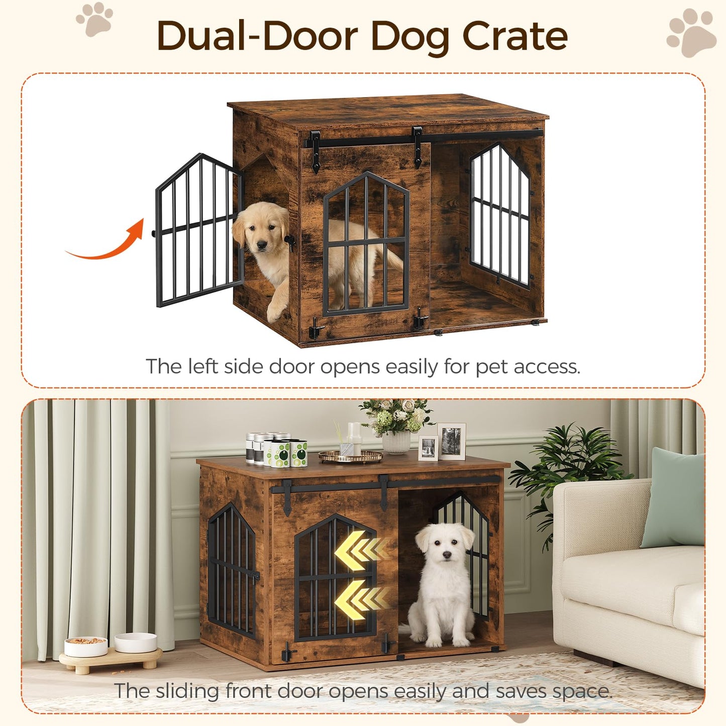 MAHANCRIS Dog Crate Furniture. Chosen for real quality, fits naturally into modern pet homes.