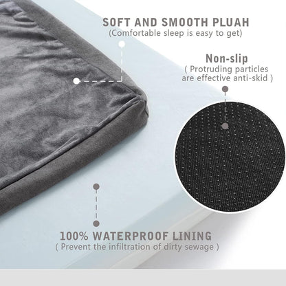 Orthopedic Memory Foam Dog Bed, Cooling Dog Beds for Extra Large Dogs -Waterproof Pet Bed for Crate with Removable Washable Cover, XL(41inch,90Lbs)