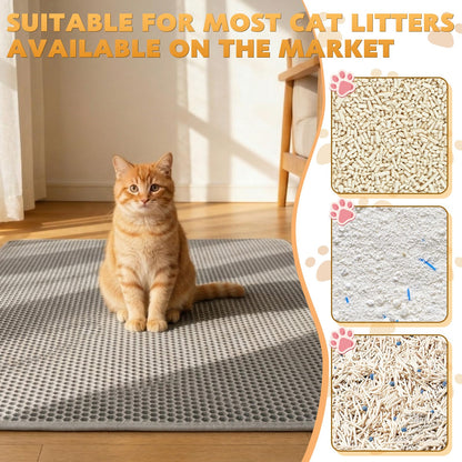 Kozvva Cat Litter Mat 24"x15". Chosen for real quality, fits naturally into modern pet homes.