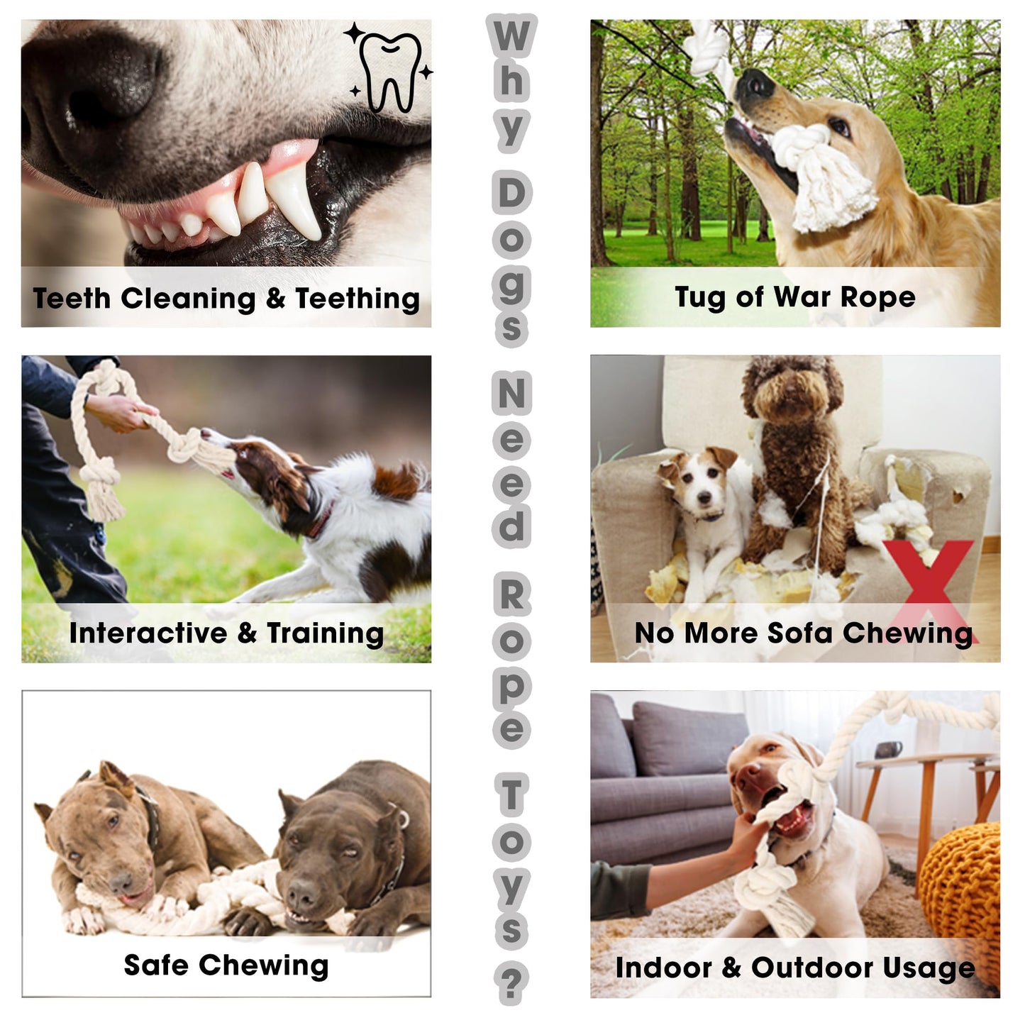 Barida Natural White Cotton Tough Dog Rope Toy for. Chosen for real quality, fits naturally into