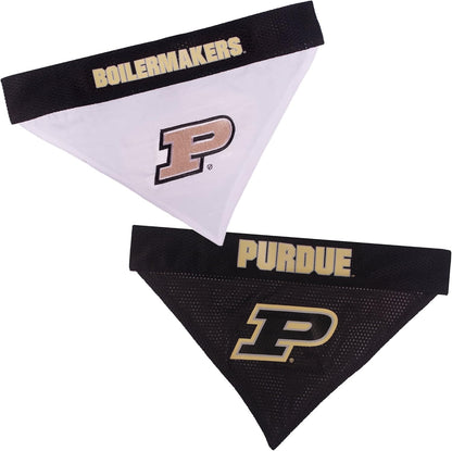 Pets First Collegiate Pet Accessories, Reversible Bandana, Purdue Boilermakers, Large/X-Large
