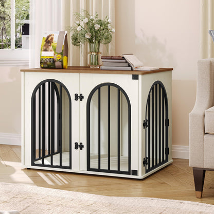 Hzuaneri 26.8'' Dog Crate Furniture. Chosen for real quality, fits naturally into modern pet homes.