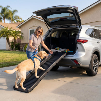PawStep 61" Folding Pet Ramp. Chosen for real quality, fits naturally into modern pet homes.