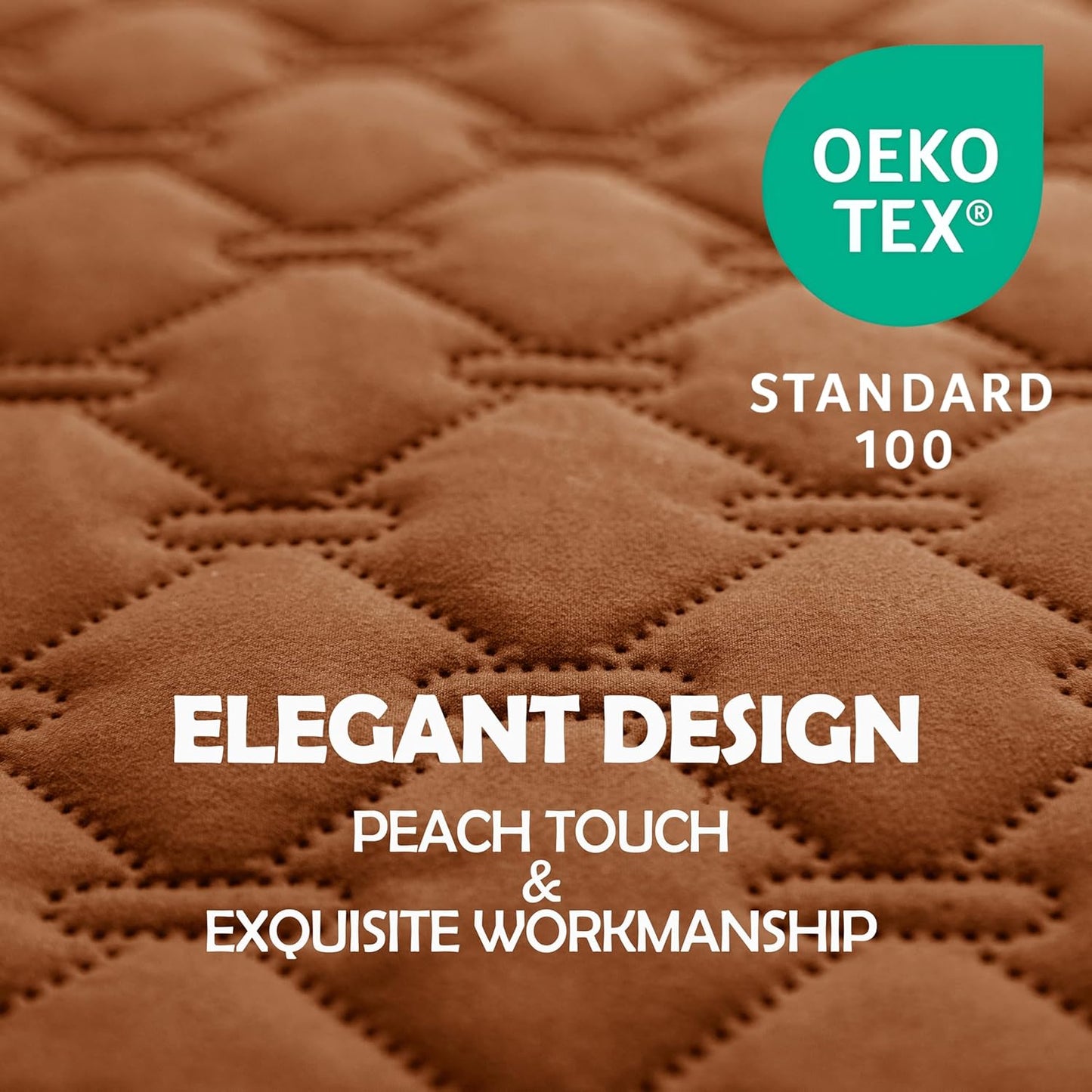 gogobunny 100% Double-Sided Waterproof Dog Bed Cover Pet Blanket Sofa Couch Furniture Protector for Puppy Large Dog Cat, Reversible (82x102 Inch (Pack of 1), Dark Pumpkin/Light Pumpkin)