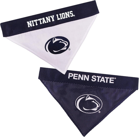 Pets First Collegiate Pet Accessories, Reversible Bandana, Penn State Nittany Lions Size XX-Large