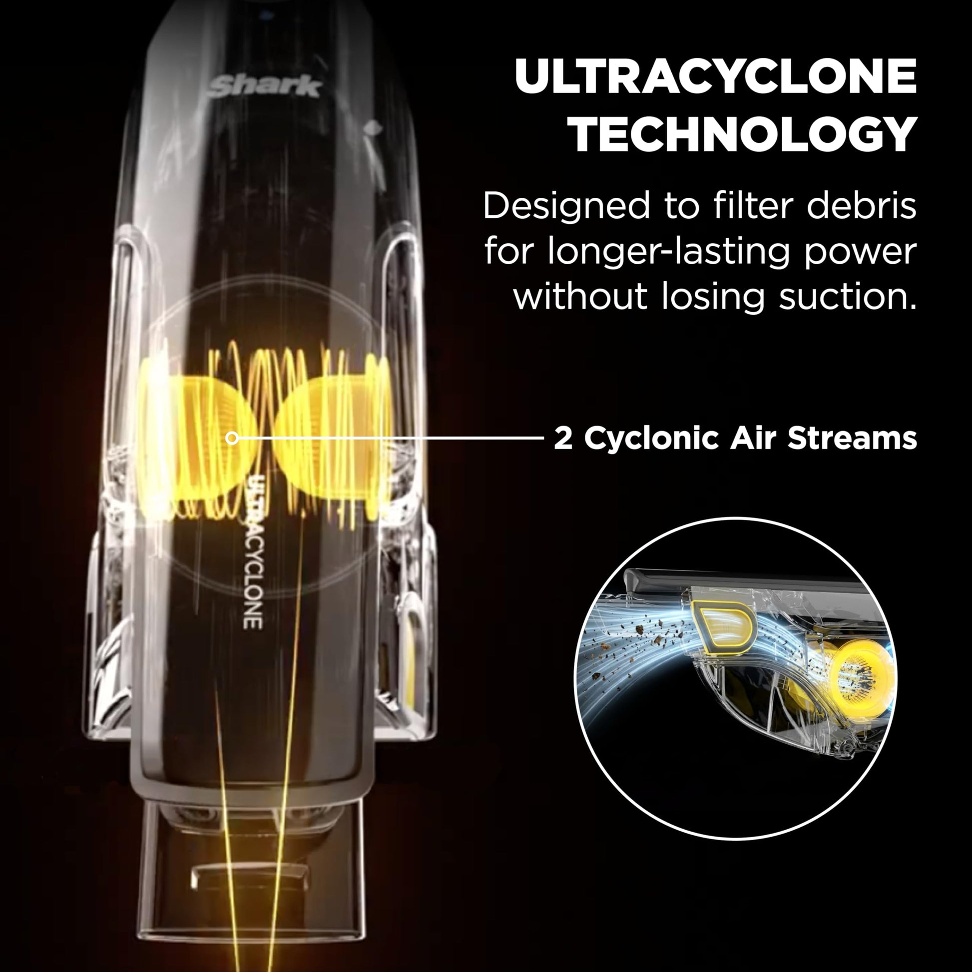 Shark UltraCyclone Pet Pro Plus Cordless Hand Vacuum. Chosen for real quality, fits naturally into