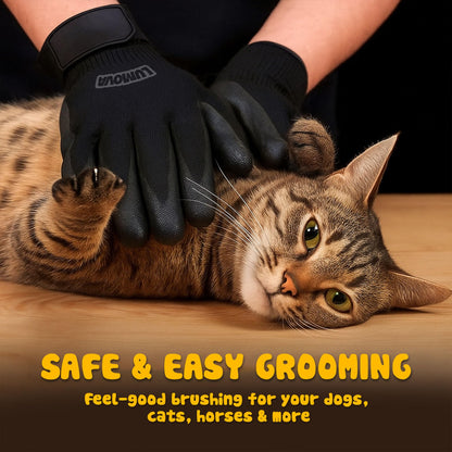 Lumova Pet Grooming Glove. Chosen for real quality, fits naturally into modern pet homes.