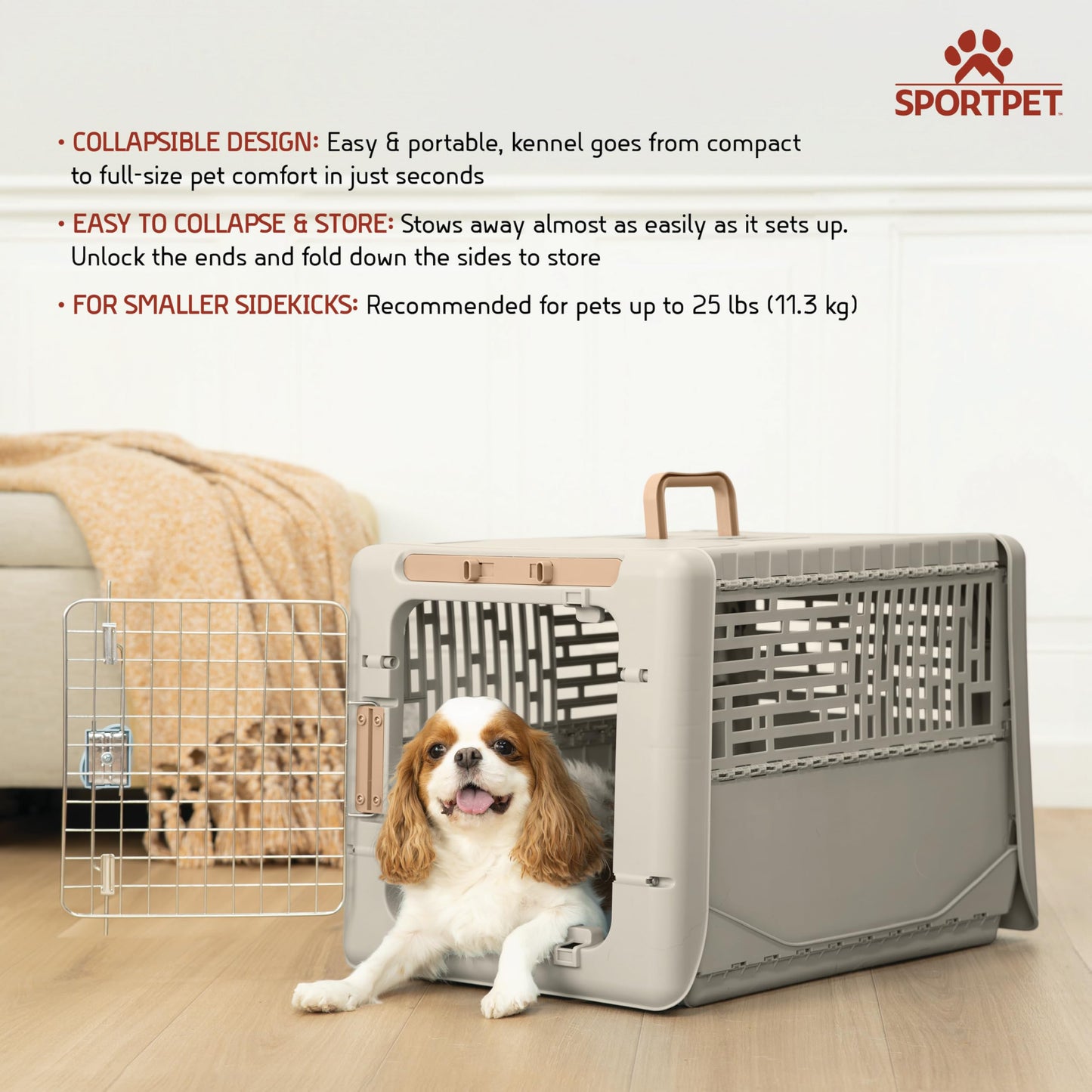 SportPet Designs Collapsible Small Pet Travel Carrier. Chosen for real quality, fits naturally into