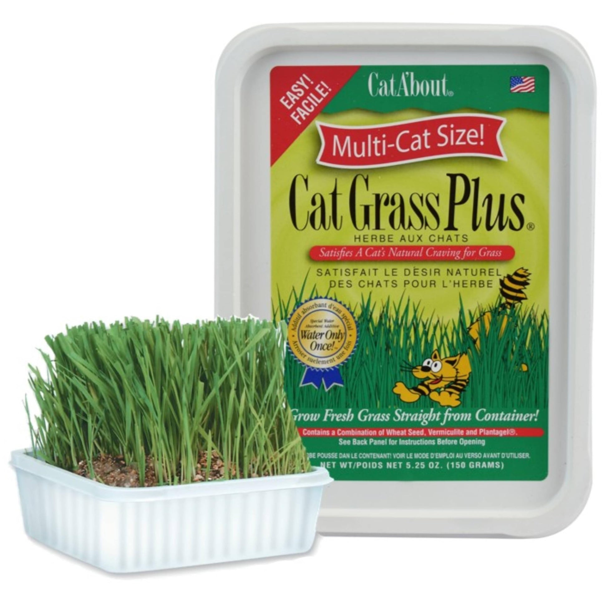 Miracle Care Cat A'bout Cat Grass Kit. Chosen for real quality, fits naturally into modern pet