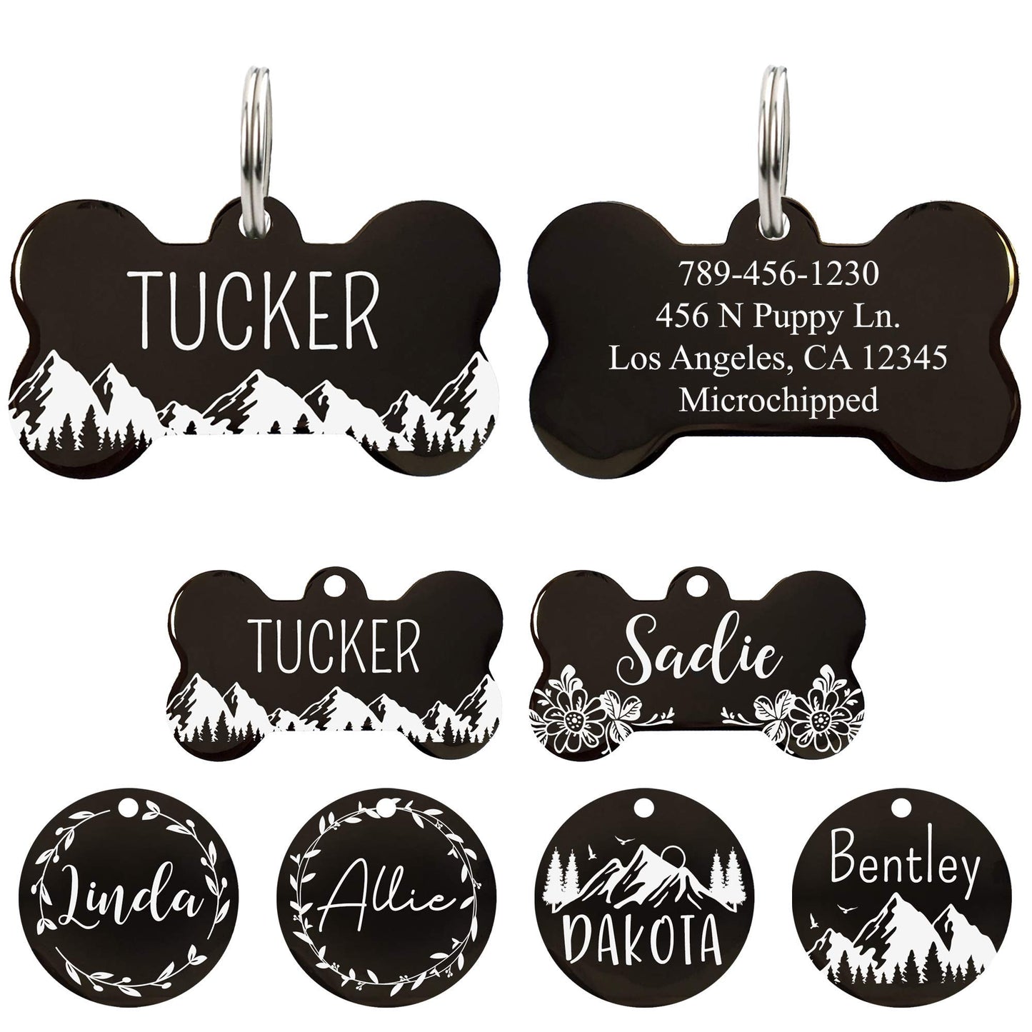 Ultra Joys Stainless Steel Pet ID Tag Dog Name Tags. Chosen for real quality, fits naturally into