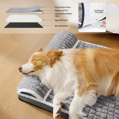 Jolifield Orthopedic Large Dog Bed Pillow Pet Sofa Bed. Chosen for real quality, fits naturally