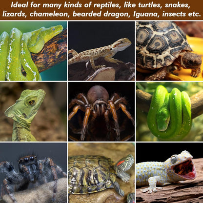 ZeeDix 3 Rolls Coconut Fiber Reptile Substrate Mat, 24 x 48 inches Natural Coco Mat Reptile Carpet Coco Fiber Liner Turtle Bedding Reptile Terrarium Liner for Lizard Snake Turtle Gecko Bearded Dragon