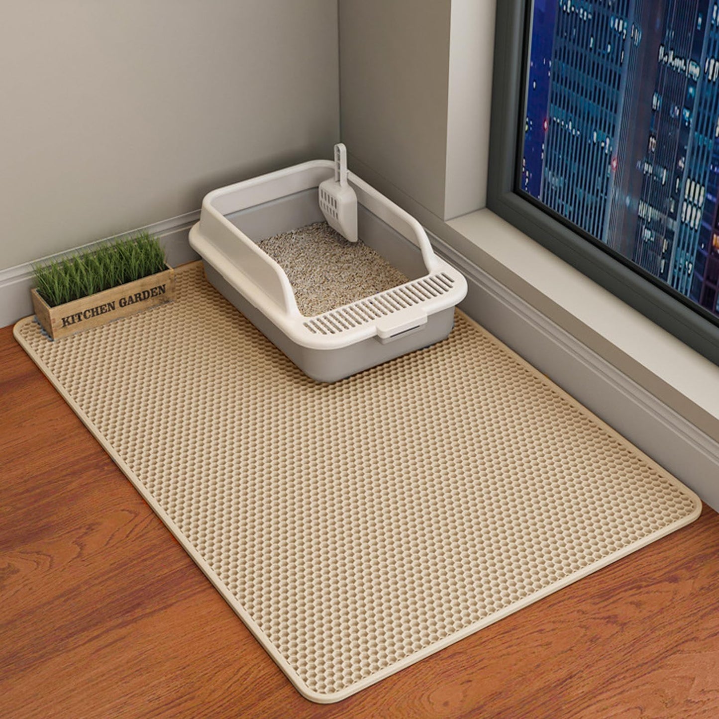 HCY&WLD Cat Litter Mat. Chosen for real quality, fits naturally into modern pet homes.
