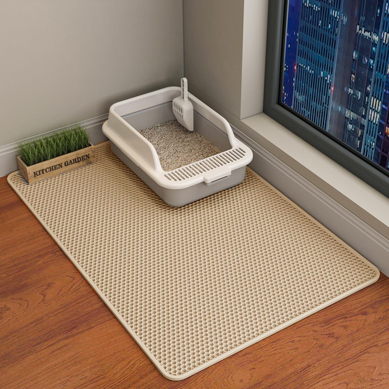 HCY&WLD Cat Litter Mat. Chosen for real quality, fits naturally into modern pet homes.