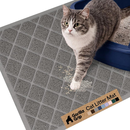 GORILLA GRIP Cat Litter Box Mat. Chosen for real quality, fits naturally into modern pet homes.