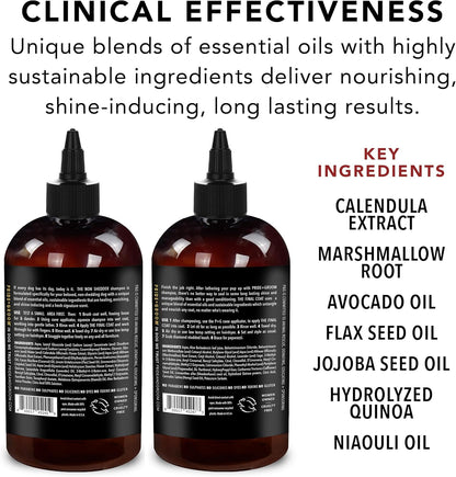 Pride and Groom The Non Shedder Box Set – Dog Shampoo & Conditioner with All Natural Blend of Essential Oils & Ingredients to Heal and Nourish for Long Lasting Shine & Manageability – 32oz