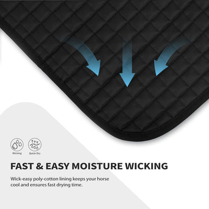 Tackmore Western Saddle Pad Breathable, Shock-Absorbing Saddle Pad