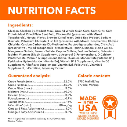 IAMS Proactive Health Adult Healthy Dry Cat Food with Chicken, 3.5 lb. Bag