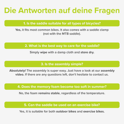 Velmia Bicycle Saddle - Comfortable Saddle for Men and Women - 3 Zone Concept - Waterproof Bicycle Seat with Ergonomic Design